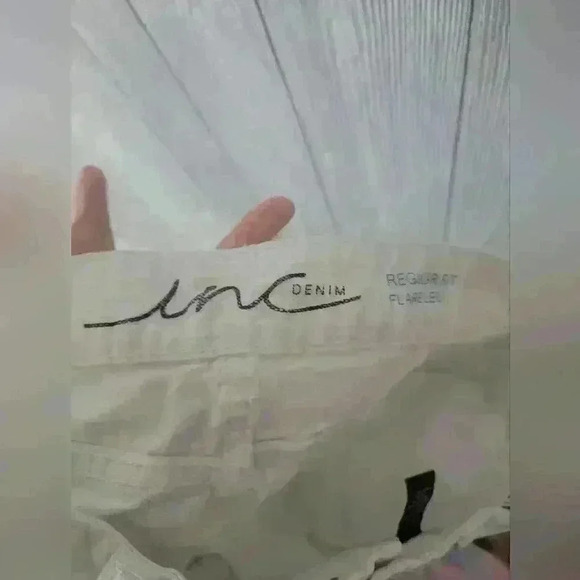 International Concepts INC white denim jeans. Size 10 1 call out as shown in pic - Picture 4 of 5